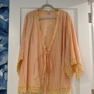 Lolita Jaca from St. Barth Peach Kimono